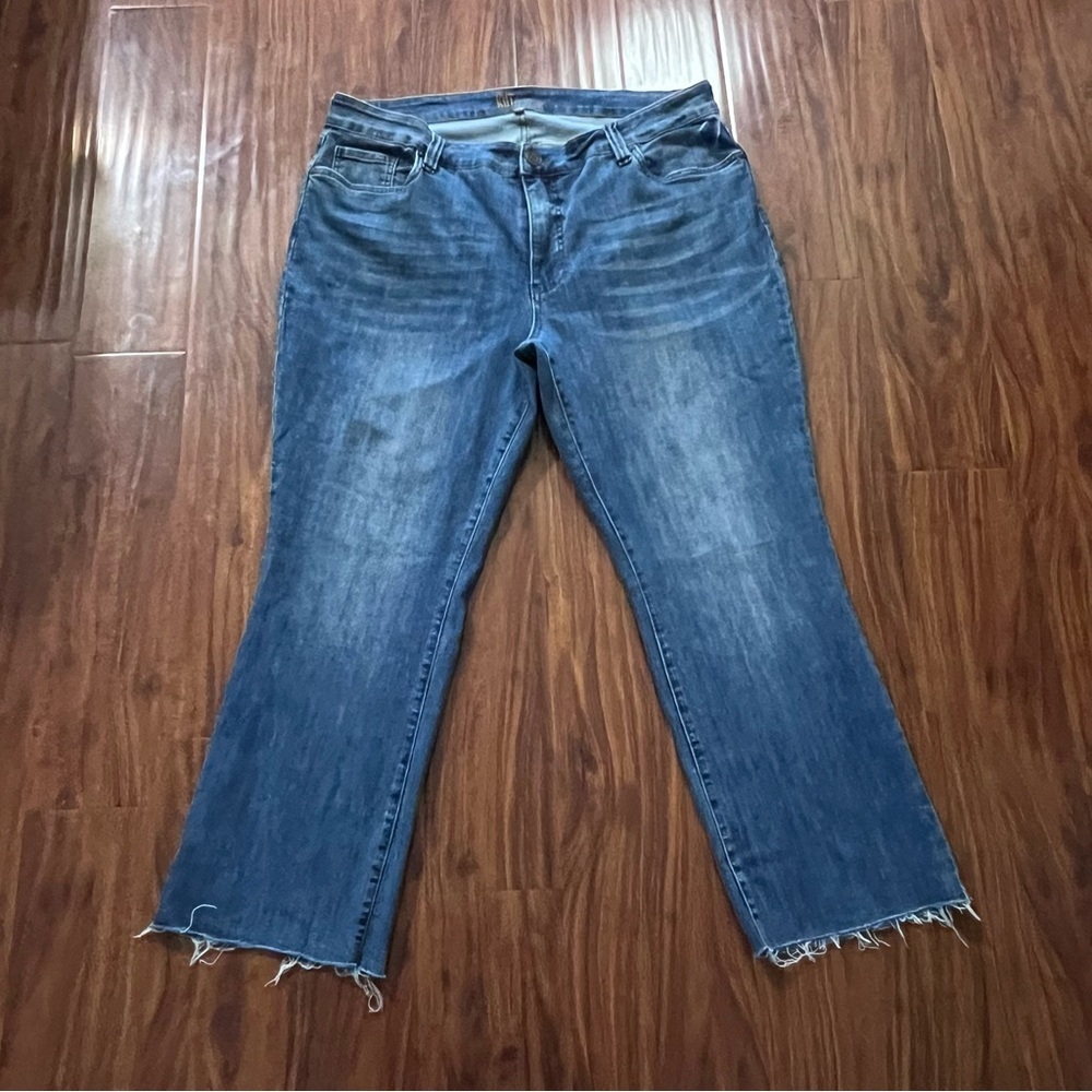 Kut from the Kloth Raw Hem Cropped Jeans size 20W